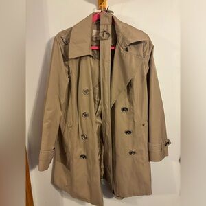 MICHAEL by Michael Kors Double Breasted Trench Coat